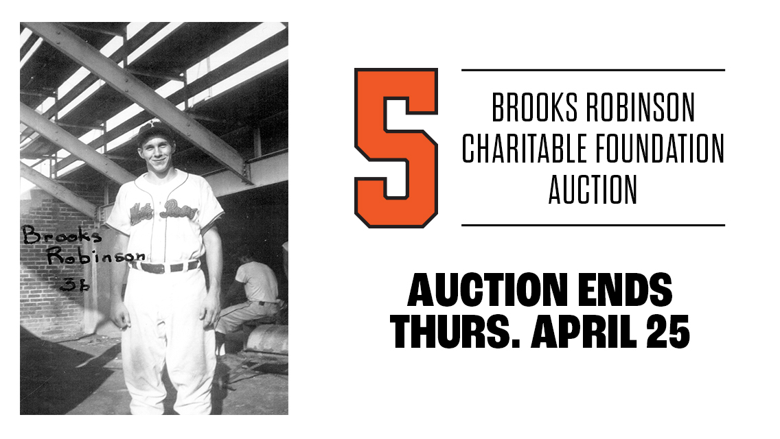 One of a kind items — benefits Brooks Robinson’s Charity