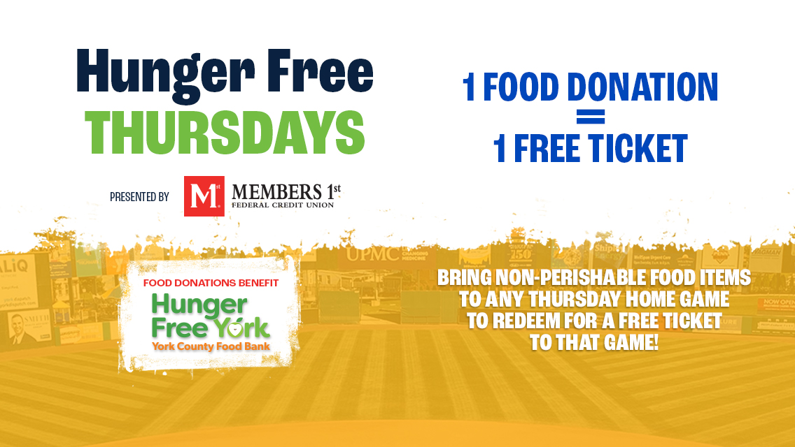 Bring Your Donations, Enjoy FREE Baseball!