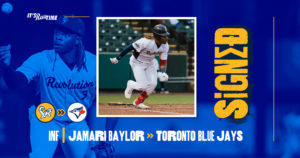 Jamari Baylor has Contract Purchased by Toronto Blue Jays