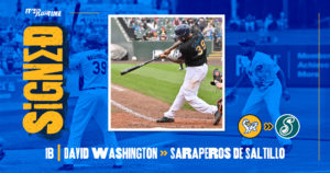 David Washington has Contract Purchased by Saraperos de Saltillo