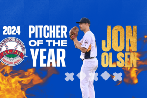 OLSEN NAMED ATLANTIC LEAGUE PITCHER OF THE YEAR