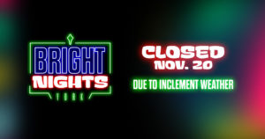 NOV. 20 – TONIGHT’S EVENT CLOSED DUE TO WEATHER