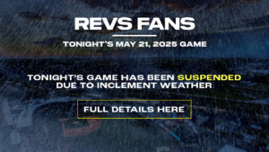 Revs vs. Blue Crabs Game Suspended