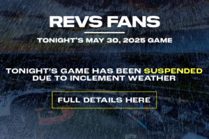 REVS VS. DUCKS GAME SUSPENDED