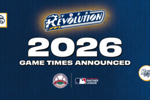 PRESS RELEASE: Revolution Announces 2026 Game Times