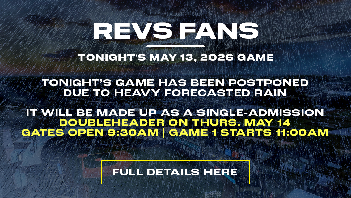 Wednesday, May 13 Game Postponed