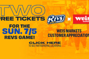 Visit Weis Markets for FREE Revs Tickets
