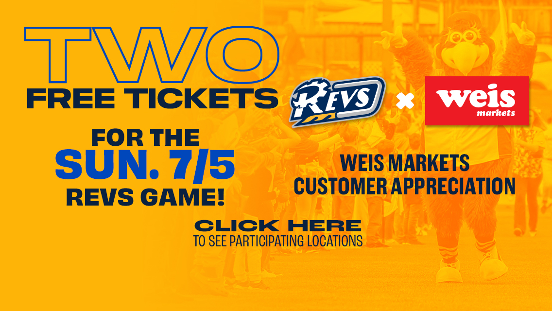 Visit Weis Markets for FREE Revs Tickets