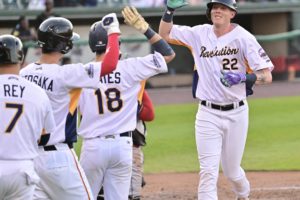 Two Teter Taters and Shutdown Pitching Lead Revs to Fourth Straight Win
