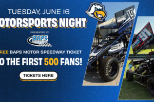 Get FREE tickets to the speedway!