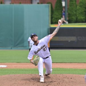 Revs’ Costa Named Atlantic League Pitcher of the Week
