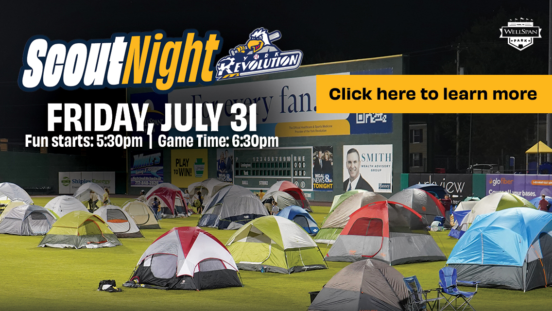 Scouts: Sign up to sleep under the stars at WellSpan Park!