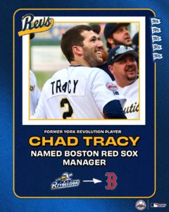 Former Revs Great Chad Tracy Guides Red Sox Into MLB Postseason